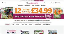 Desktop Screenshot of buysubscriptions.com
